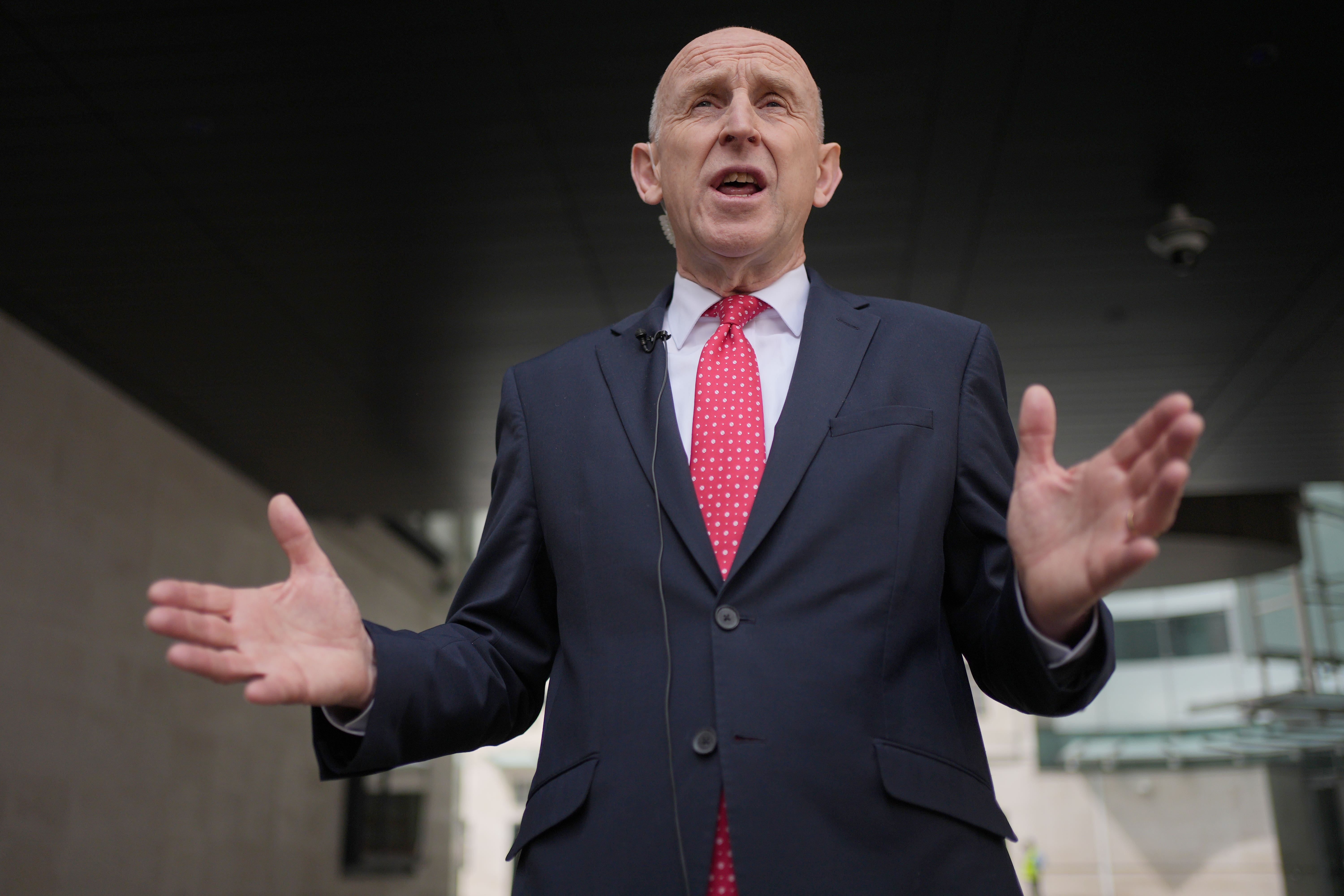 Defence Secretary John Healey said Russia is ‘attacking the UK daily’ with some 90,000 cyber attacks from state-linked sources over the last two years (Yui Mok/PA)