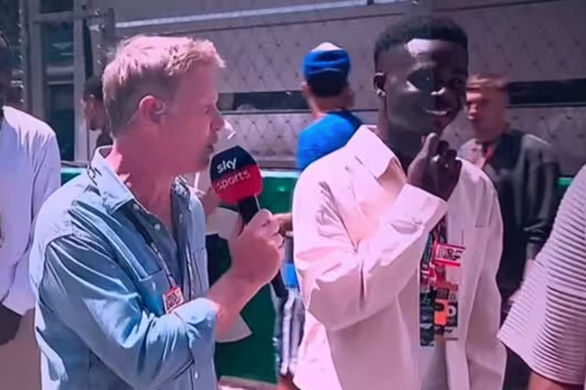 Bukayo Saka snubs Sky F1 and Nico Rosberg at Spanish GP: ‘That was not very friendly’