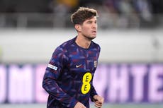 John Stones joins up with England camp as he continues comeback from injury