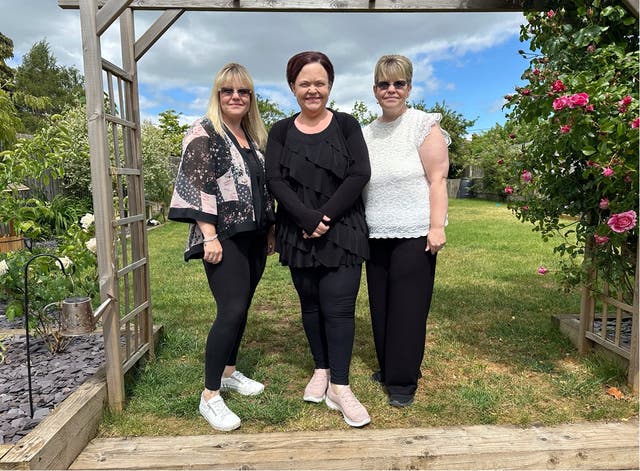 <p>Tammy (left), Emma (centre) and Katie (right) have lost over 18 stone (114.3 kg) between them by following an 800-calorie-a-day diet have said it transformed their lives more than they could have ever imagined</p>