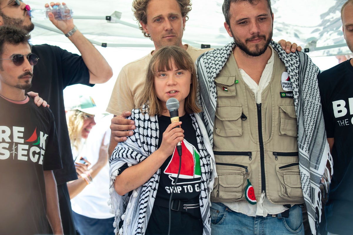 Why Greta Thunberg and actor Liam Cunningham are sailing to Gaza