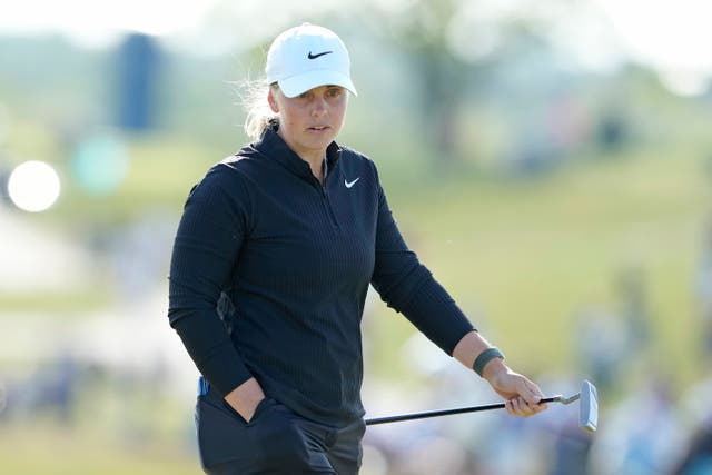 <p>Maja Stark took the lead in a brutal third round</p>