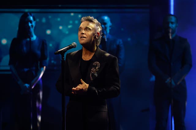 <p>Williams began his Britpop tour in May, performing in cities including London, Amsterdam, Berlin, Helsinki and Athens</p>