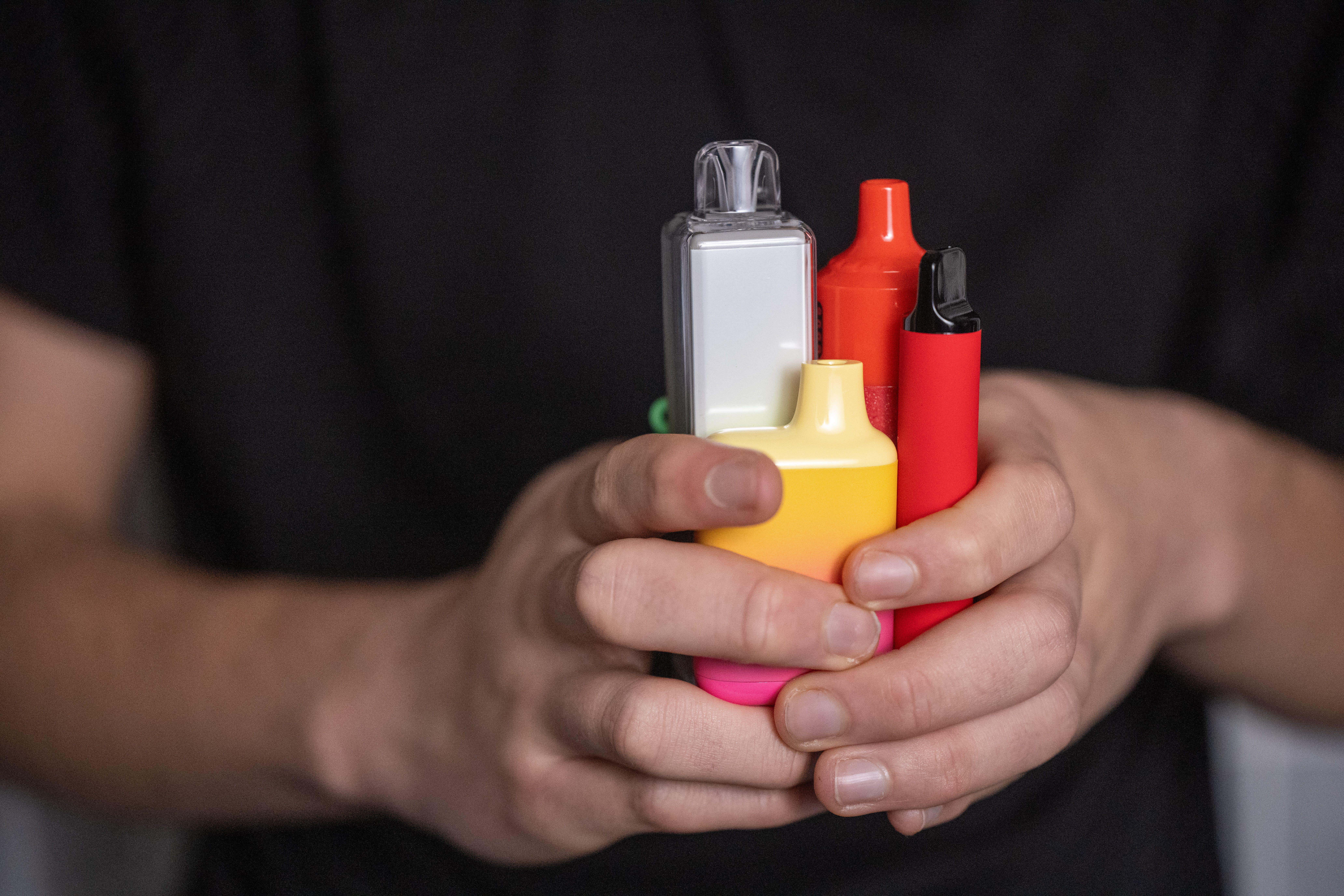 A charity is warning about the dangers of discarded disposable vapes (Alamy/PA)