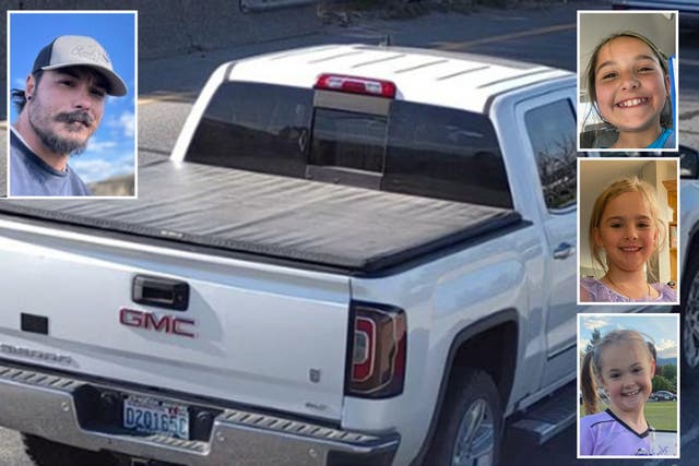<p>Police are currently searching for a Washington father who is suspected of killing his three young daughters</p>
