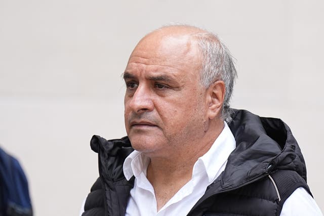 Hamit Coskun leaving Westminster Magistrates’ Court in London (Aaron Chown/PA)