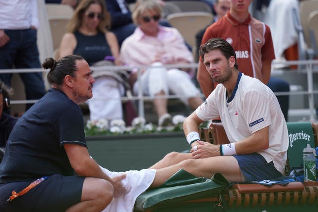 <p>Cameron Norrie is out of the French Open</p>