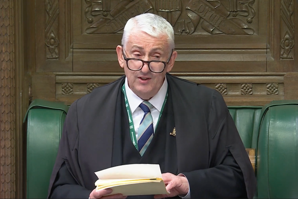 Watch: Furious Lindsay Hoyle scolds Keir Starmer over defence review ‘leaks’