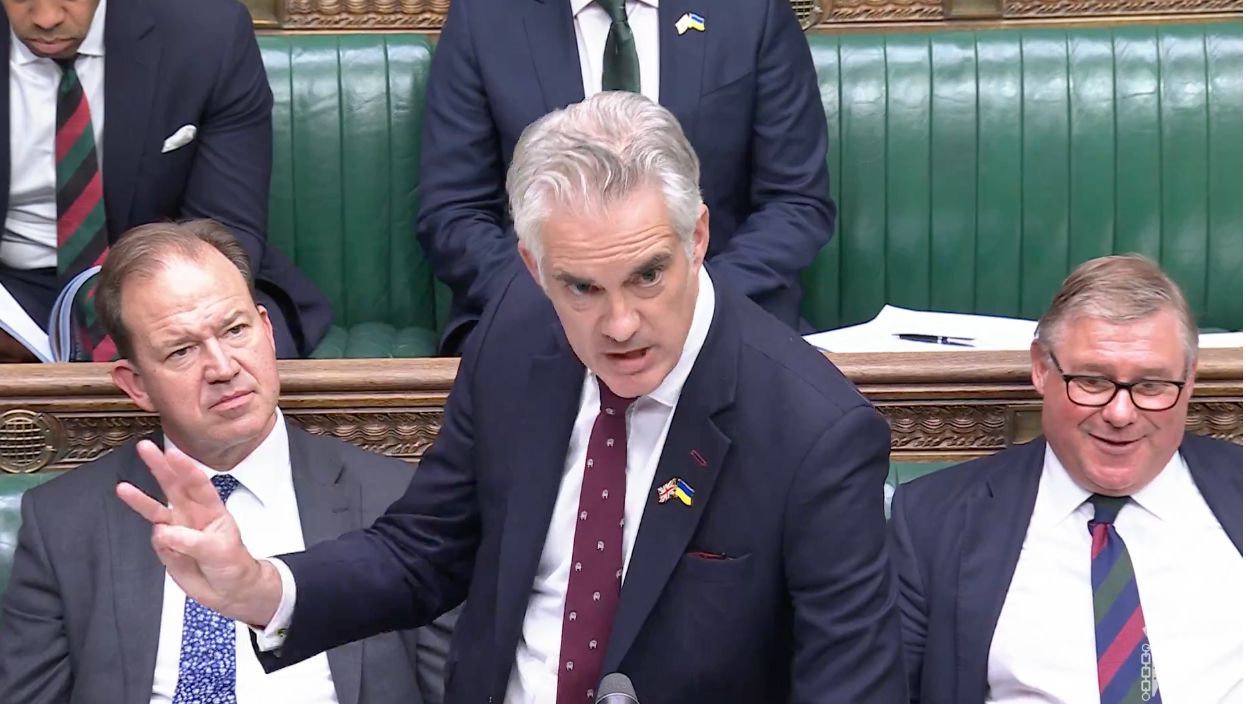 Shadow defence secretary James Cartlidge said there has been a ‘total unravelling’ of the strategic defence review