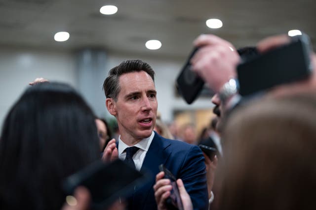 <p>Sen. Josh Hawley (R-Mo.), an ally of Donald Trump, found himself in the president’s crosshairs this week. </p>