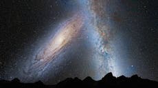 The Milky Way was on a collision course with a neighboring galaxy. Not anymore