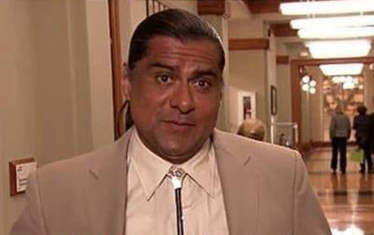 Jonathan Joss, who has died aged 59, as Chief Ken Hotate in ‘Parks and Recreation’