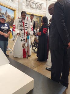 Video shows pastors arrested in Capitol Rotunda prayer-against-Trump encore