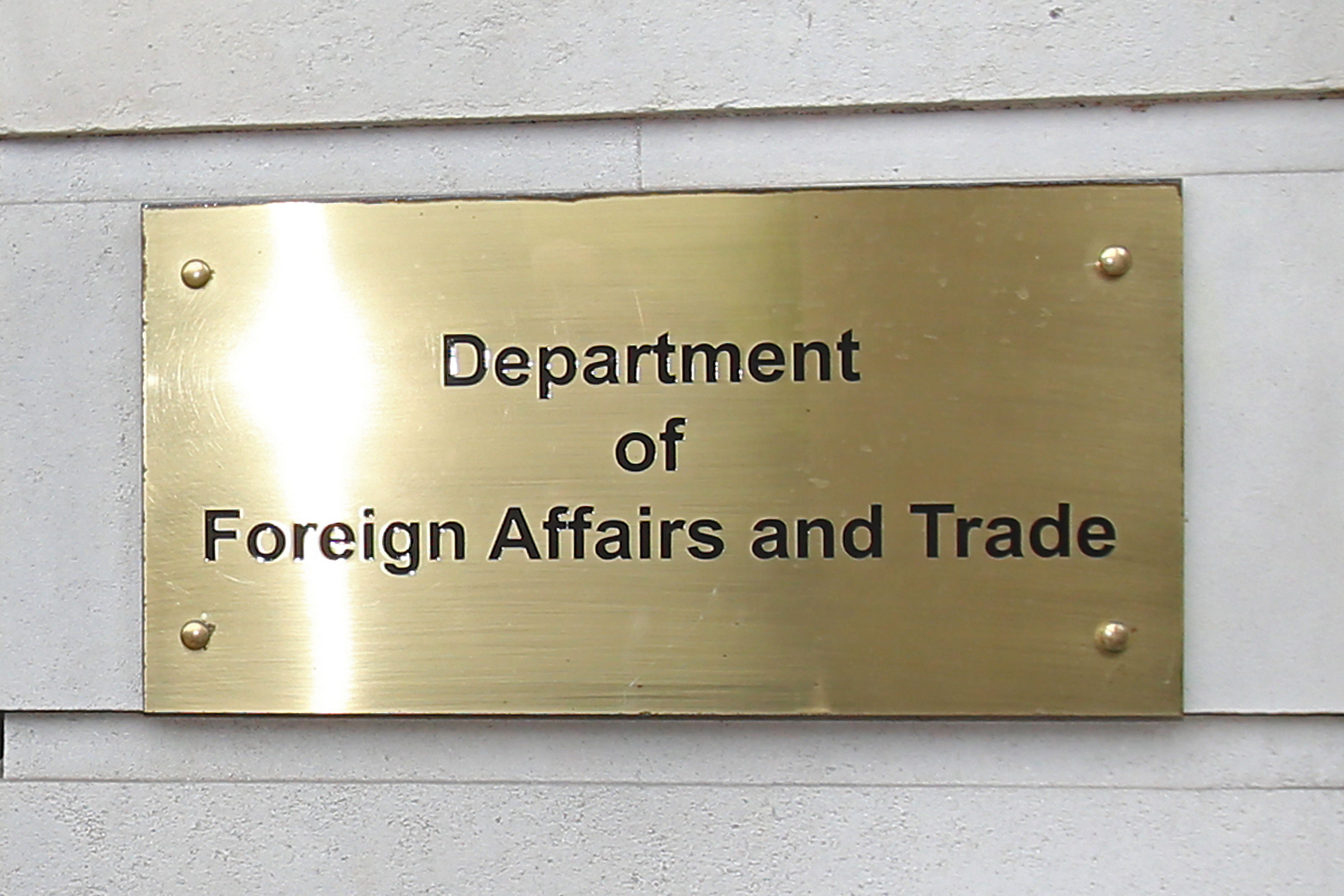 A spokesperson for the Department of Foreign Affairs in Dublin said they were aware of the case (PA)