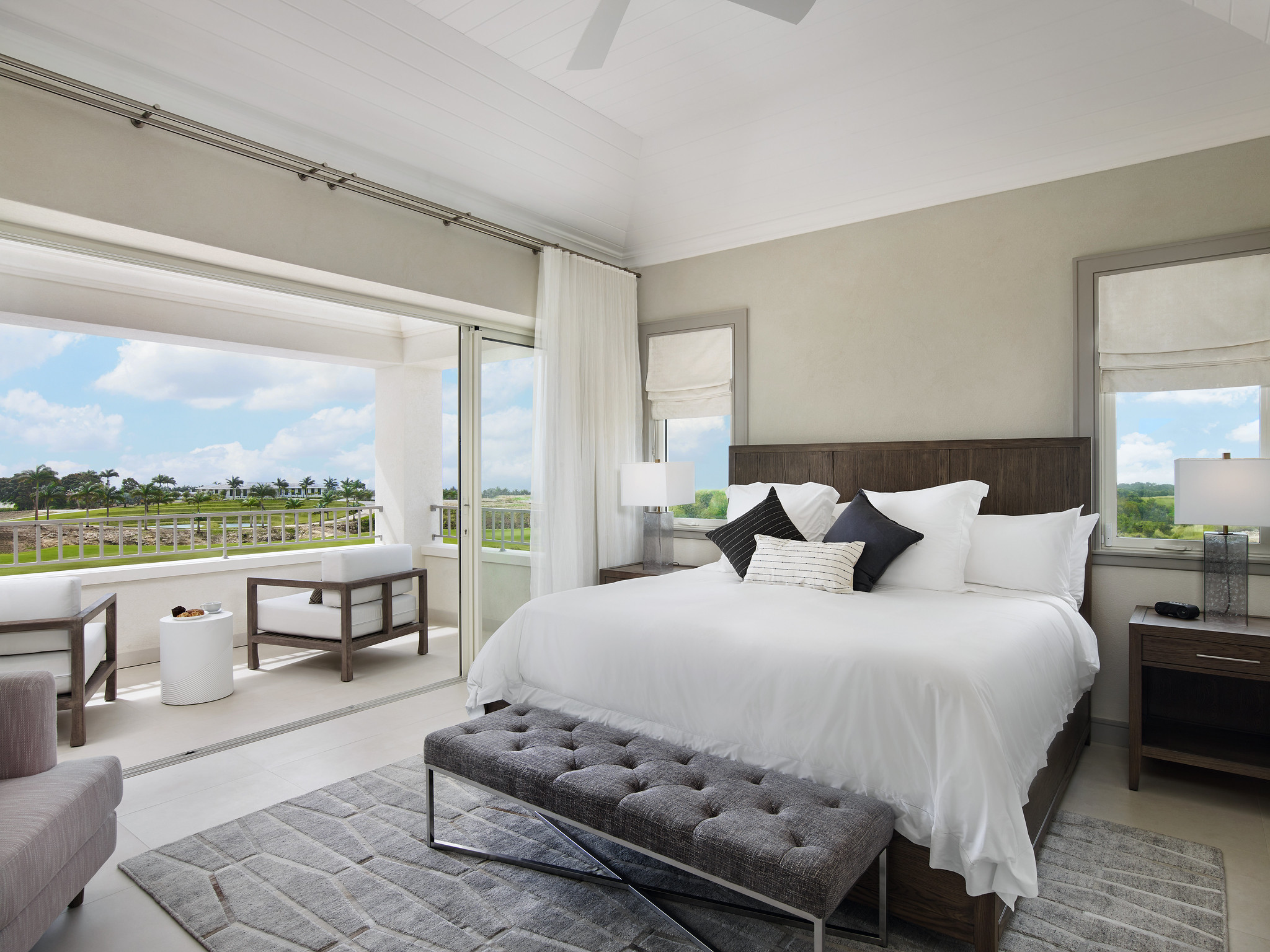 The Apes Hill villas are designed for ultimate relaxation with built-in bars, pools and terraces