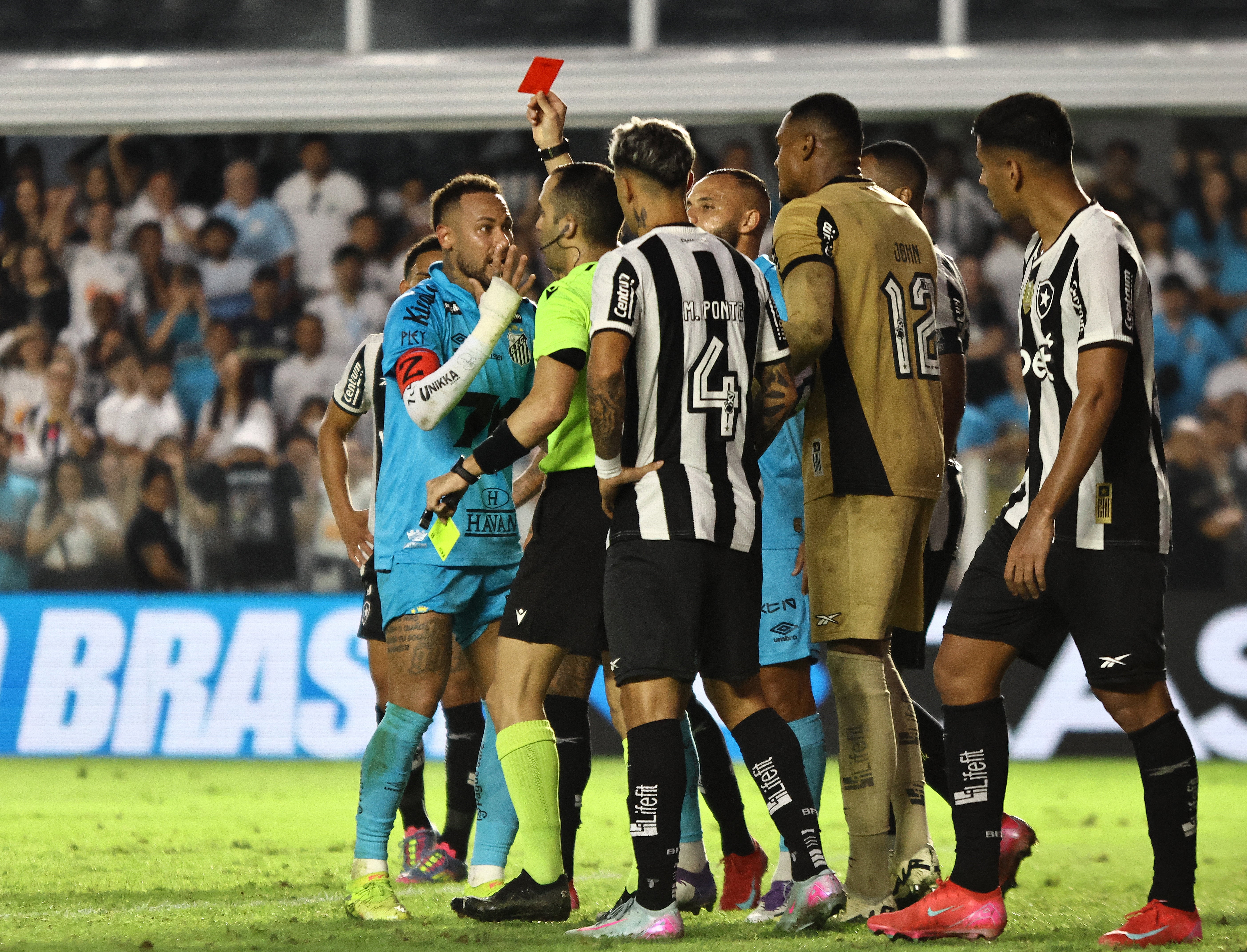 Neymar has been sent in its possible Santos Swansong