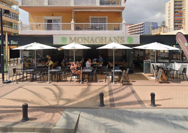 <p>The two victims, believed to be Eddie Lyons Junior and Ross Monaghan, died after a gunman opened fire outside Monaghans Bar in Fuengirola, Malaga.</p>