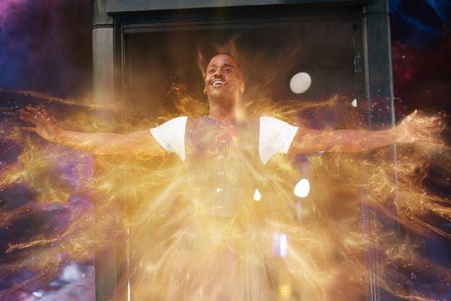 <p>Ncuti Gatwa regenerates in the finale of ‘Doctor Who’</p>