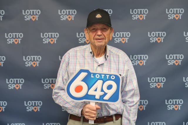 <p>David Serkin shown celebrating his fourth lottery win in the past 13 years this week </p>