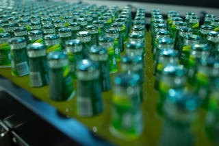 The Danish beer giant said it had been supported by earlier-than-expected benefits from its ยฃ3.3 billion takeover of J2O maker Britvic last year
