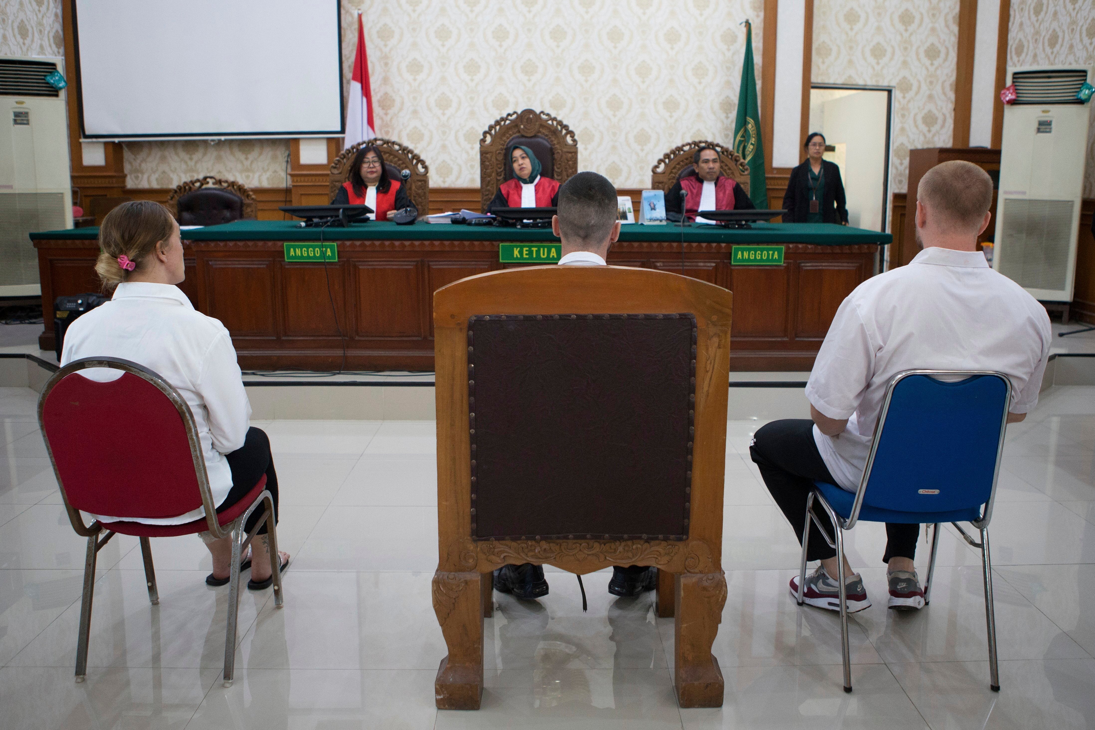 The trio could face the death penalty in Indonesia