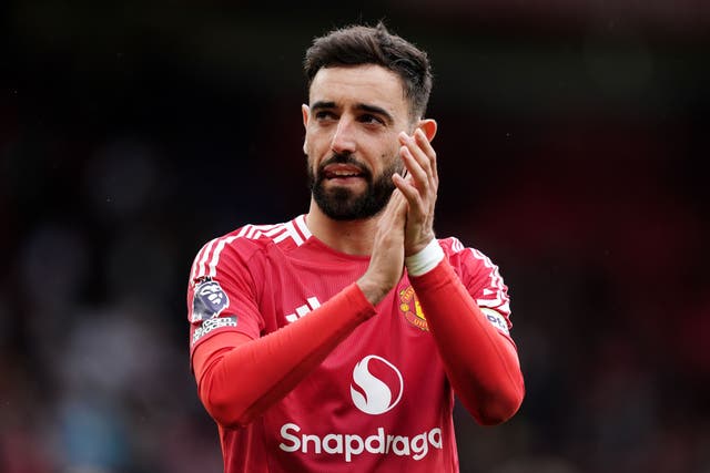 Reports have suggested Bruno Fernandes is set to stay at Manchester United (Martin Rickett/PA)