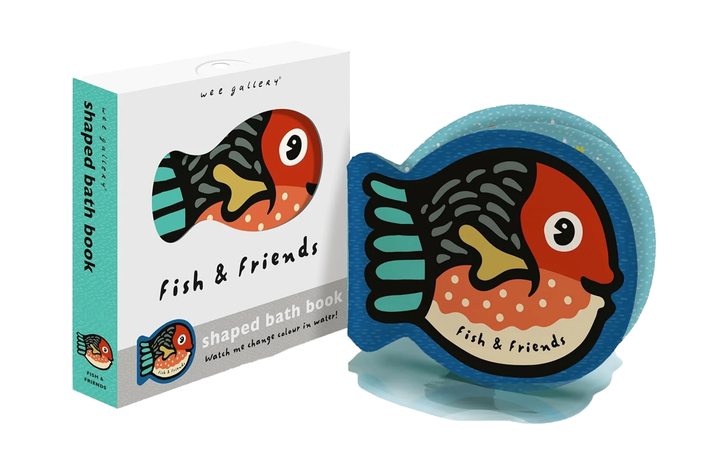 Best baby book Indybest review ‘Fish & Friends’ bath book by Wee Gallery