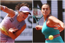 Iga Swiatek vs Aryna Sabalenka start time: When is blockbuster French Open semi-final?