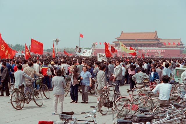 <p>Today marks the 36th anniversary of the Tiananmen Square massacre</p>