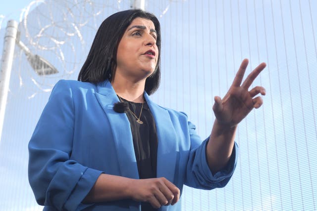 Justice Secretary Shabana Mahmood said she ‘won’t hesitate to take any further action’ to protect prison officers (PA)