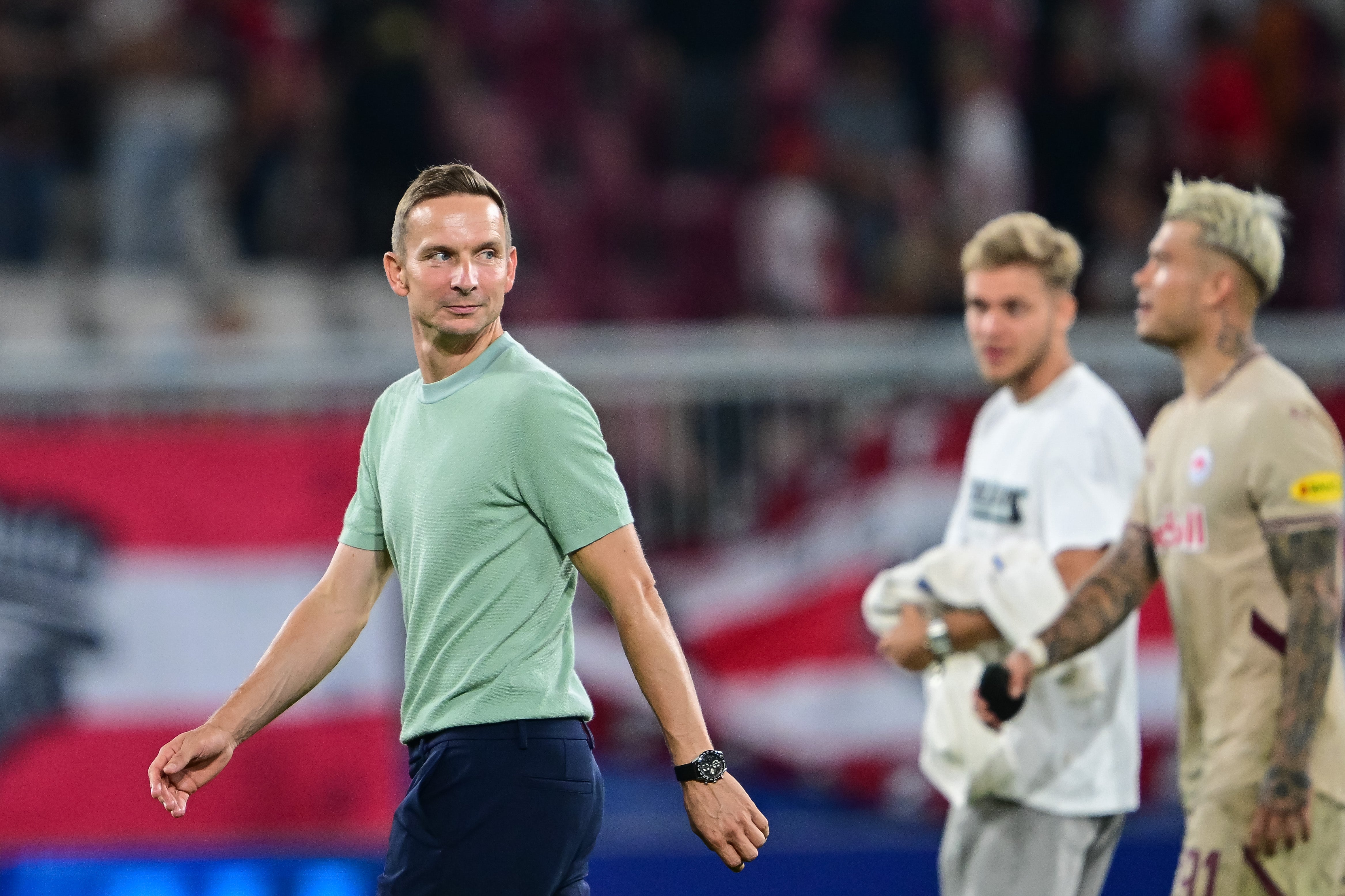 Pepe Lijnders durante su tiempo en el FC Salzburgo