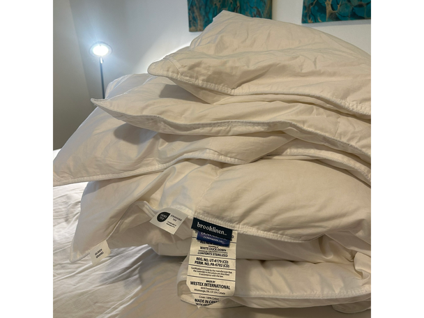 This all-season comforter kept me toasty (Jamie Ballard/The Independent)