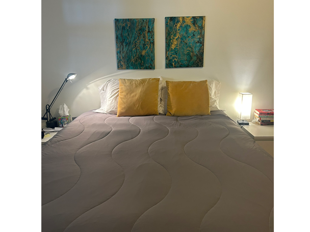 If keeping cool is your priority, this is the comforter for you (Jamie Ballard/The Independent)