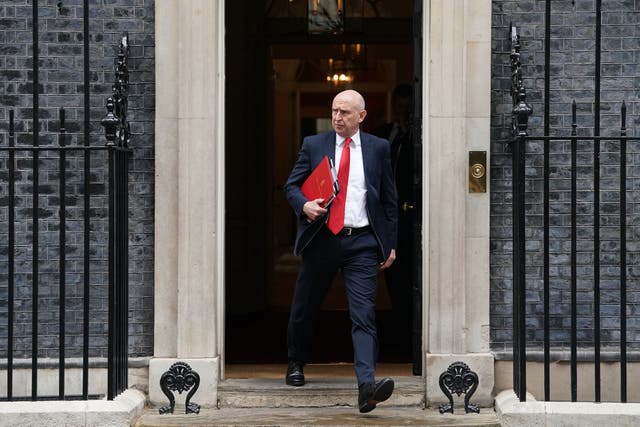 Defence Secretary John Healey has promised to prepare the armed forces for the future (Gareth Fuller/PA)