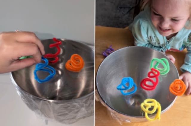<p>A mommy influencer has revealed an ingenious parenting hack that helped her screaming toddler redirect their energy into a fun activity</p>