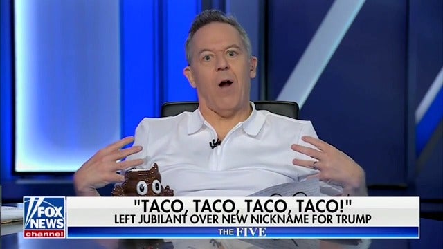 Fox News hosts, including Greg Gutfeld, have circled the wagons to defend Donald Trump after Democrats began mocking the president over the Wall Street-based 