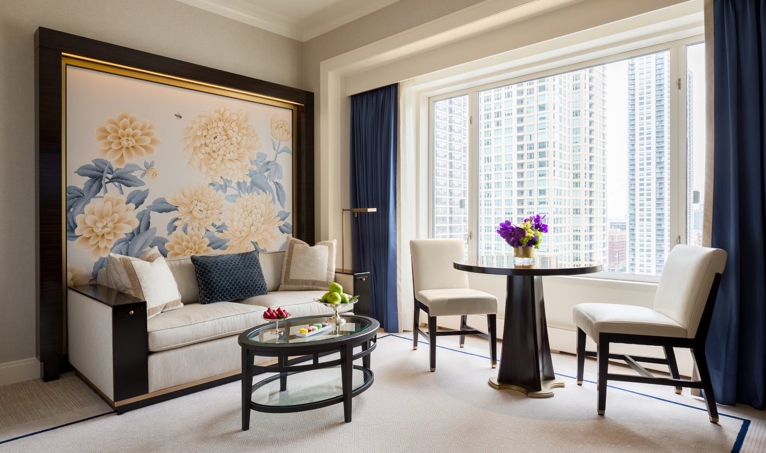 A premier king room in the Peninsula Chicago, ranked the best hotel in the US by La Liste