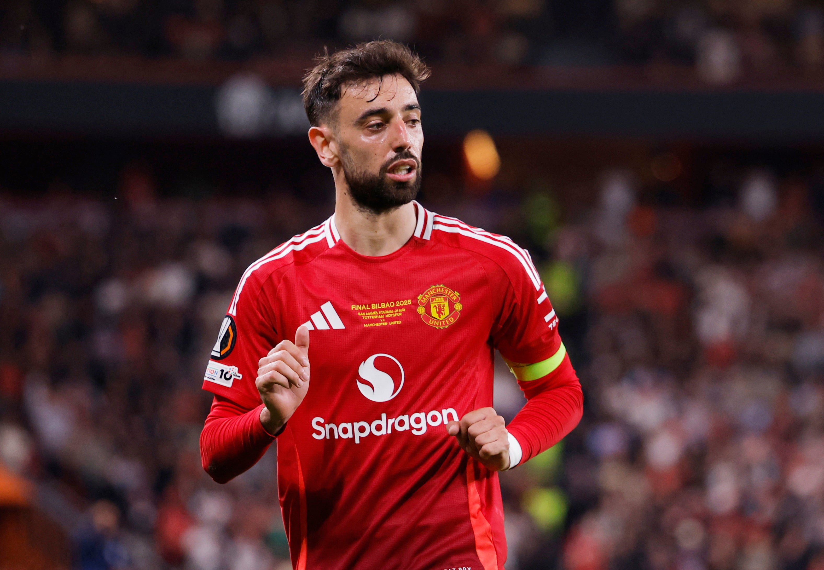 <p>Bruno Fernandes decided to remain at Manchester United after receiving a big money offer from Saudi Arabia</p>