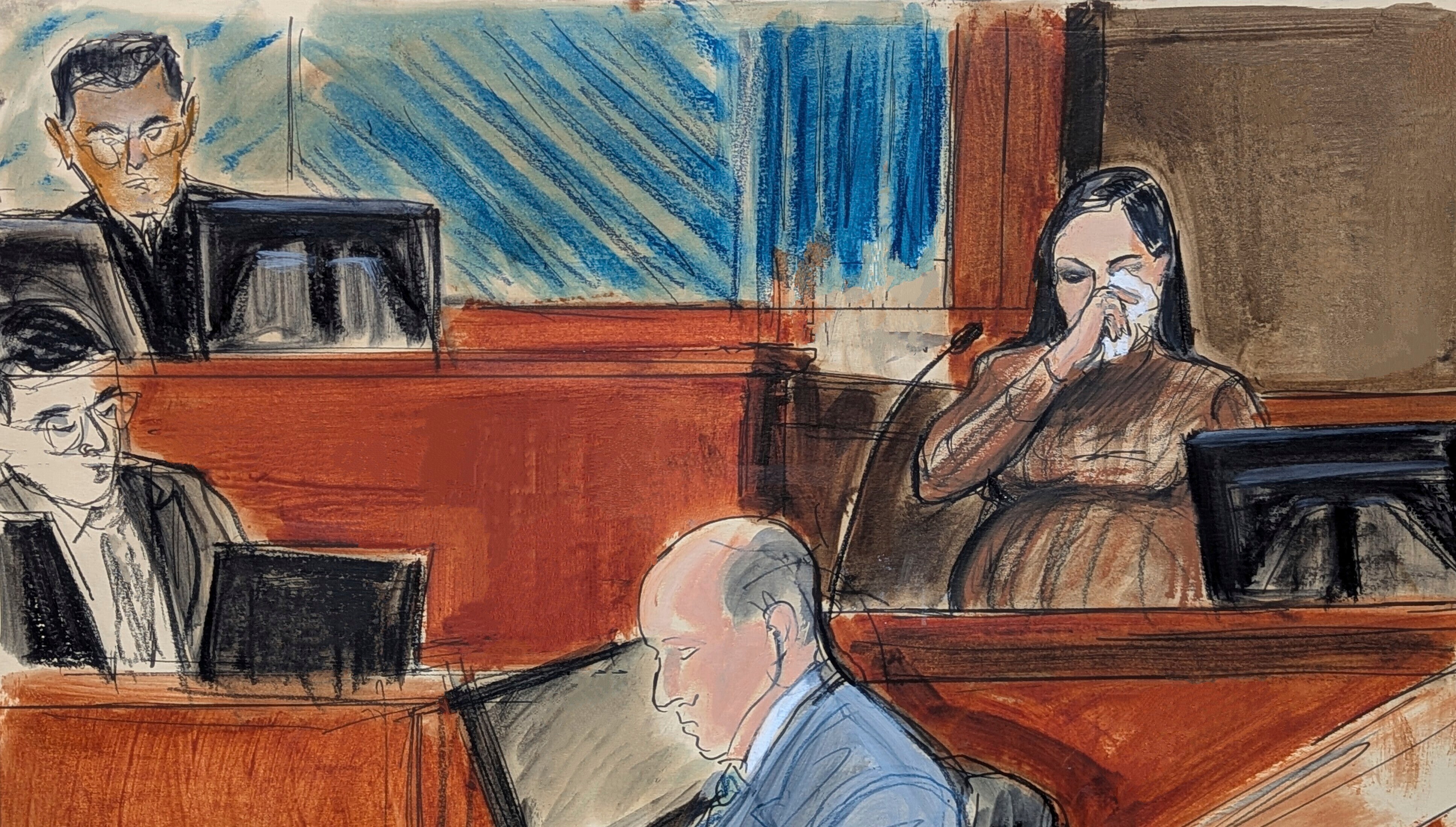 Combs’ ex girlfriend Cassie Ventura testified against him while nine months pregnant.