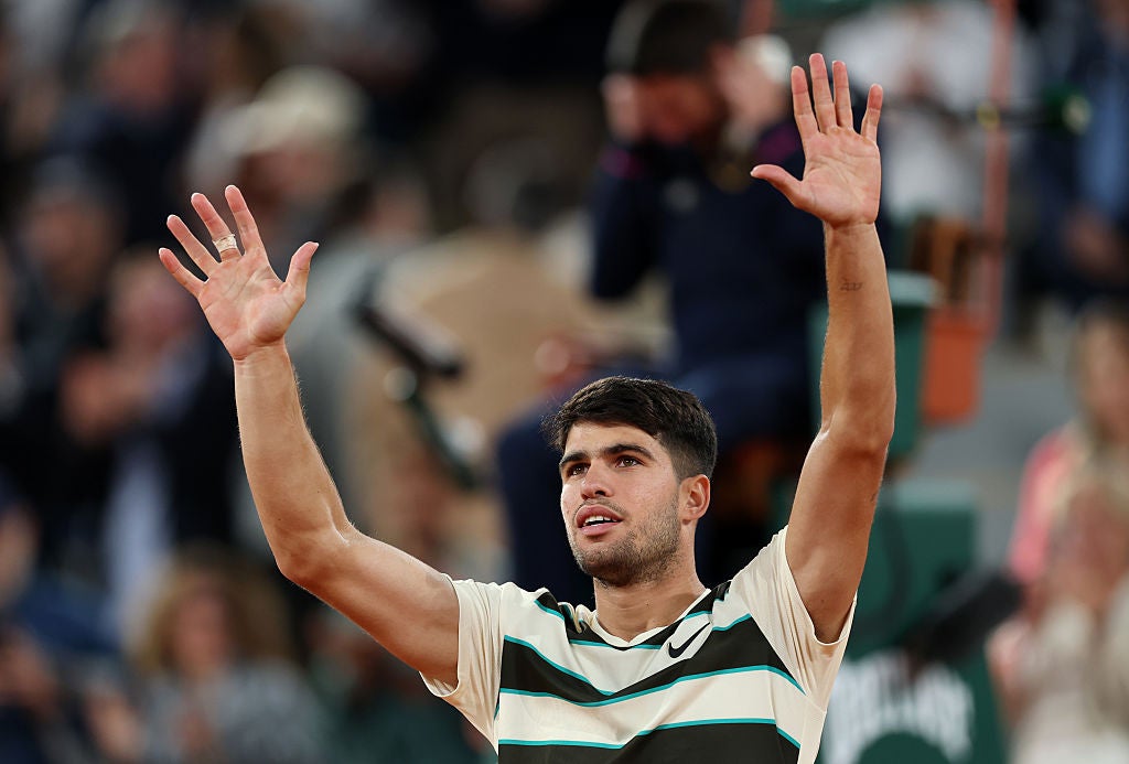 Carlos Alcaraz has returned to the French Open semi-finals