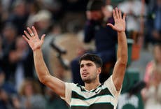 Carlos Alcaraz on ‘perfect’ French Open match: ‘I could close my eyes and everything went in’