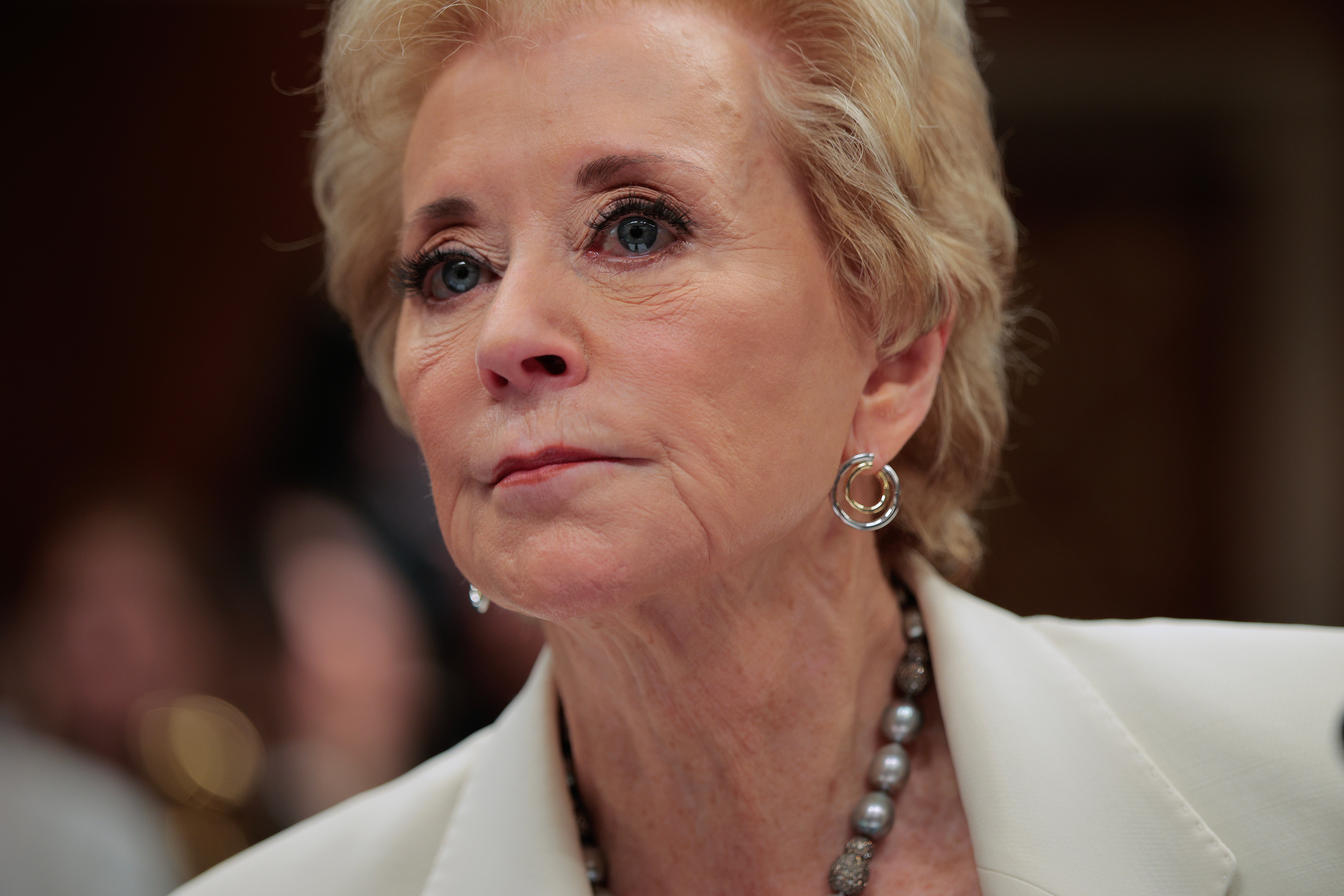 Secretary of Education Linda McMahon did not correct a senator’s math blunder during an appropriations hearing on Tuesday