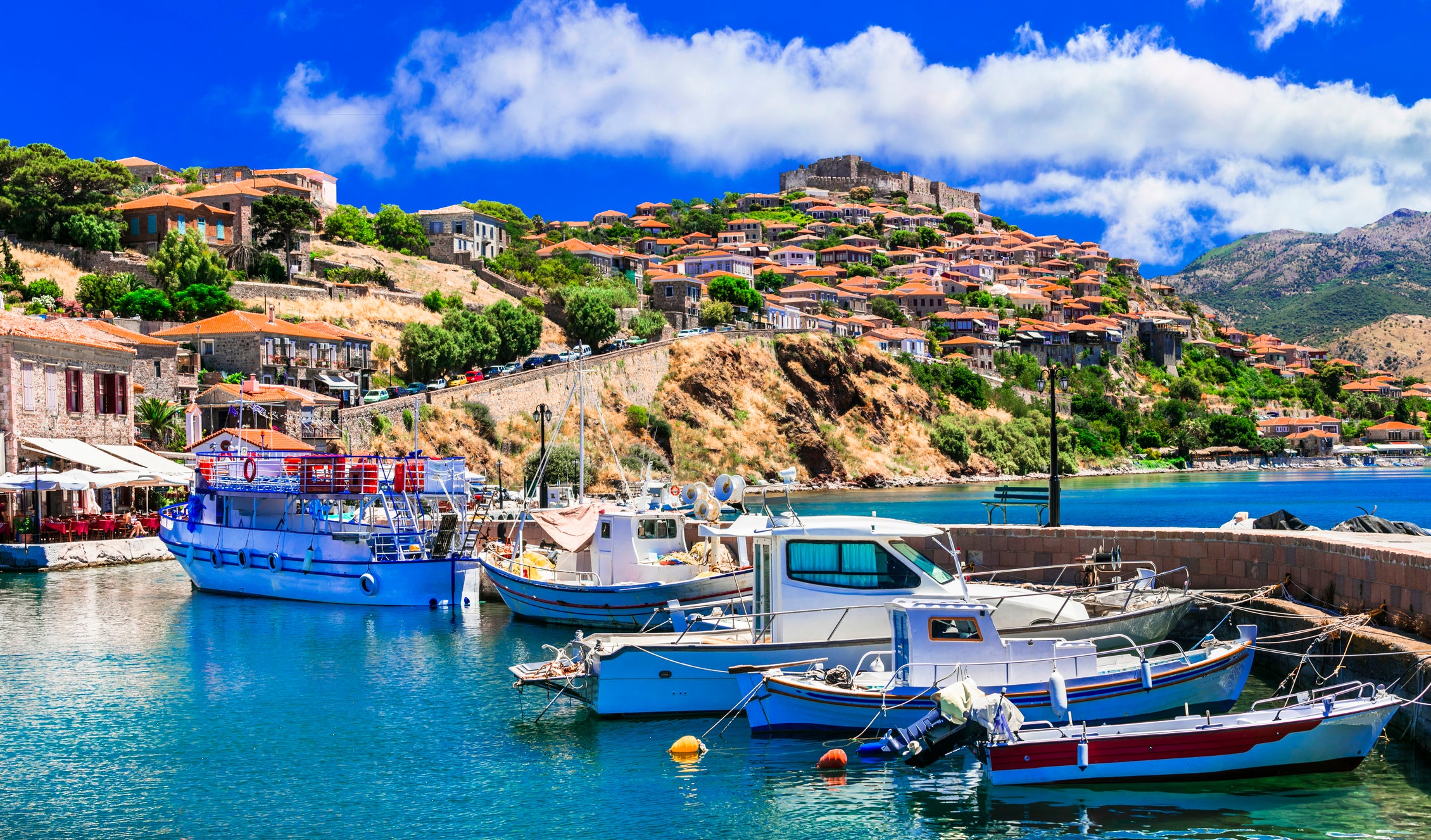 Lesbos is home to Sappho, the original queer icon