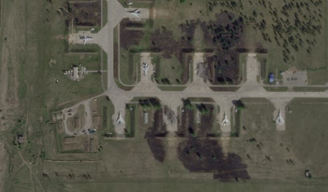 <p>A satellite view shows military aircraft, some sitting destroyed, at the Belaya air base, near Stepnoy, Irkutsk region, Russia, June 4, 2025, after Ukraine launched a drone attack, dubbed "Operation Spider's Web", targeting Russian strategic bombers during Russia's ongoing invasion of Ukraine. 2025 Planet Labs PBC/Handout via REUTERS    THIS IMAGE HAS BEEN SUPPLIED BY A THIRD PARTY. MANDATORY CREDIT</p>
