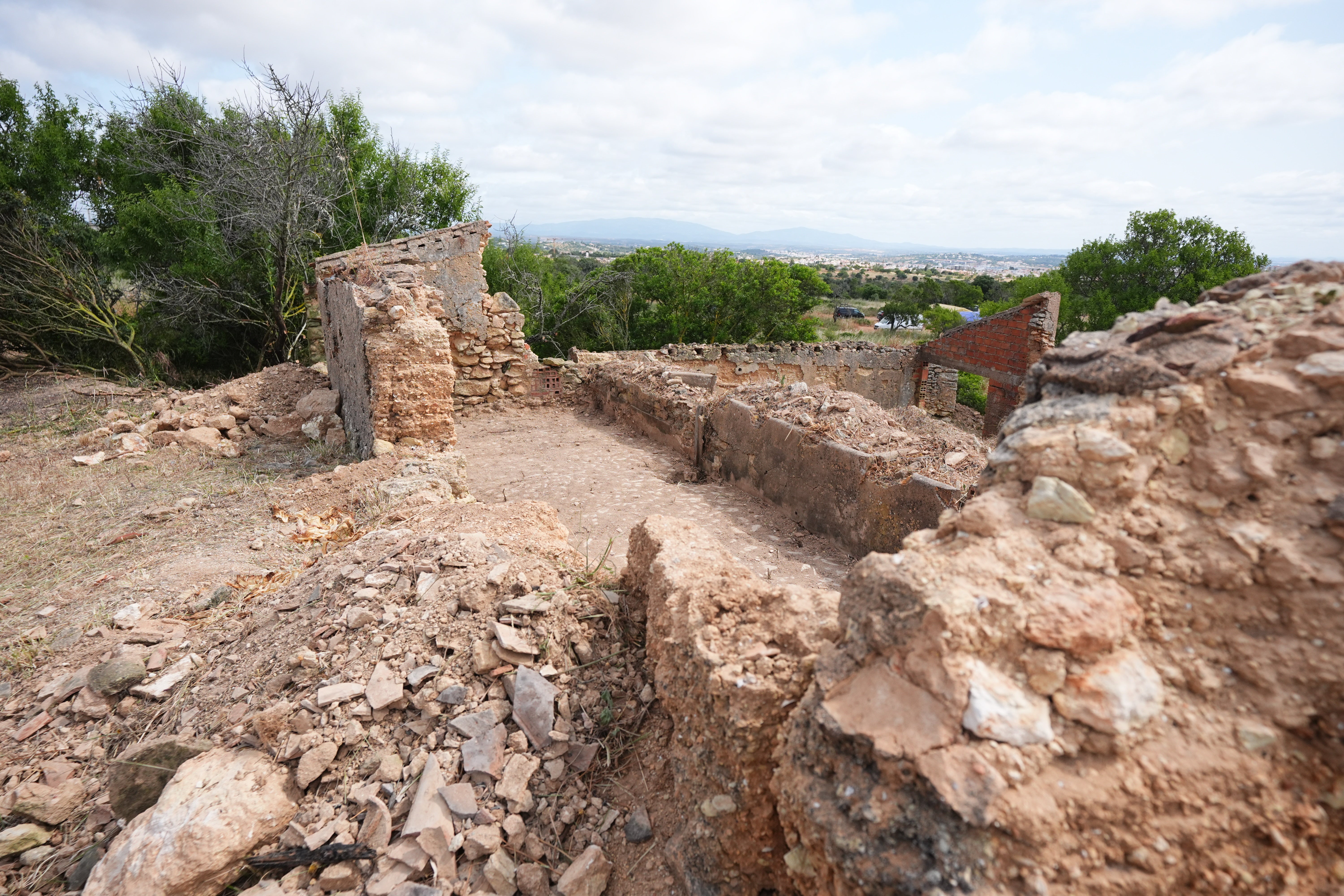 One of the derelict and abandoned properties searched as part of the operation