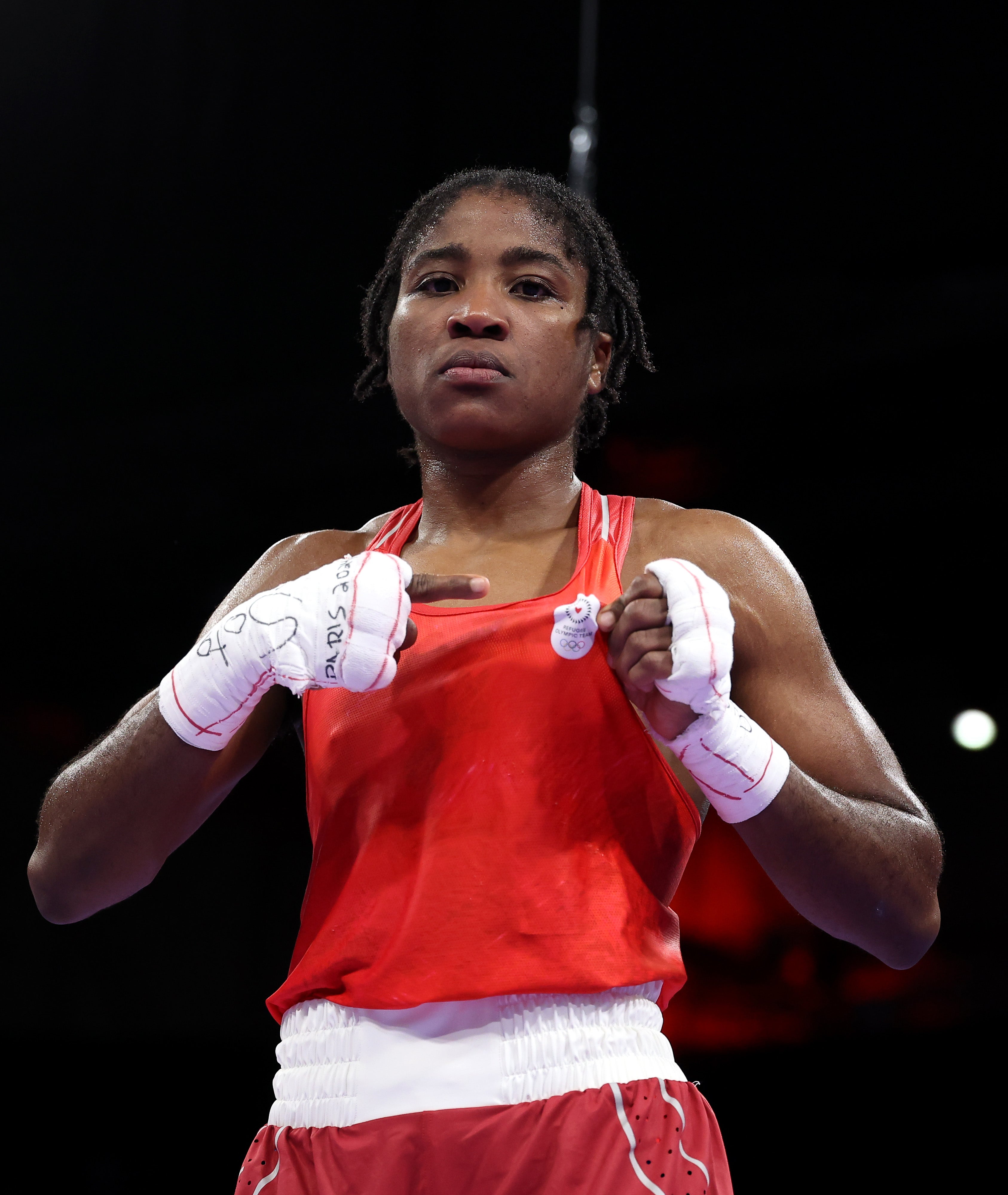 Cindy Ngamba became the first ever Refugee Olympic Team medalist
