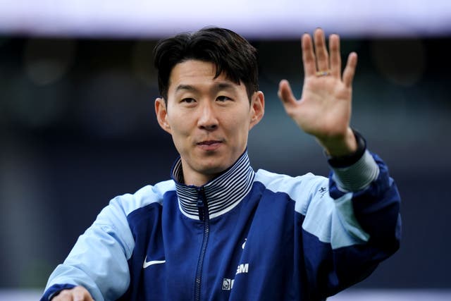 Son Heung-min is about to enter the final year of his contract at Tottenham (John Walton/PA)