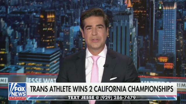 <p>Jesse Watters discussing the latest Sports Illustrated catwalk show on Fox News's Jesse Watters Primetime</p>