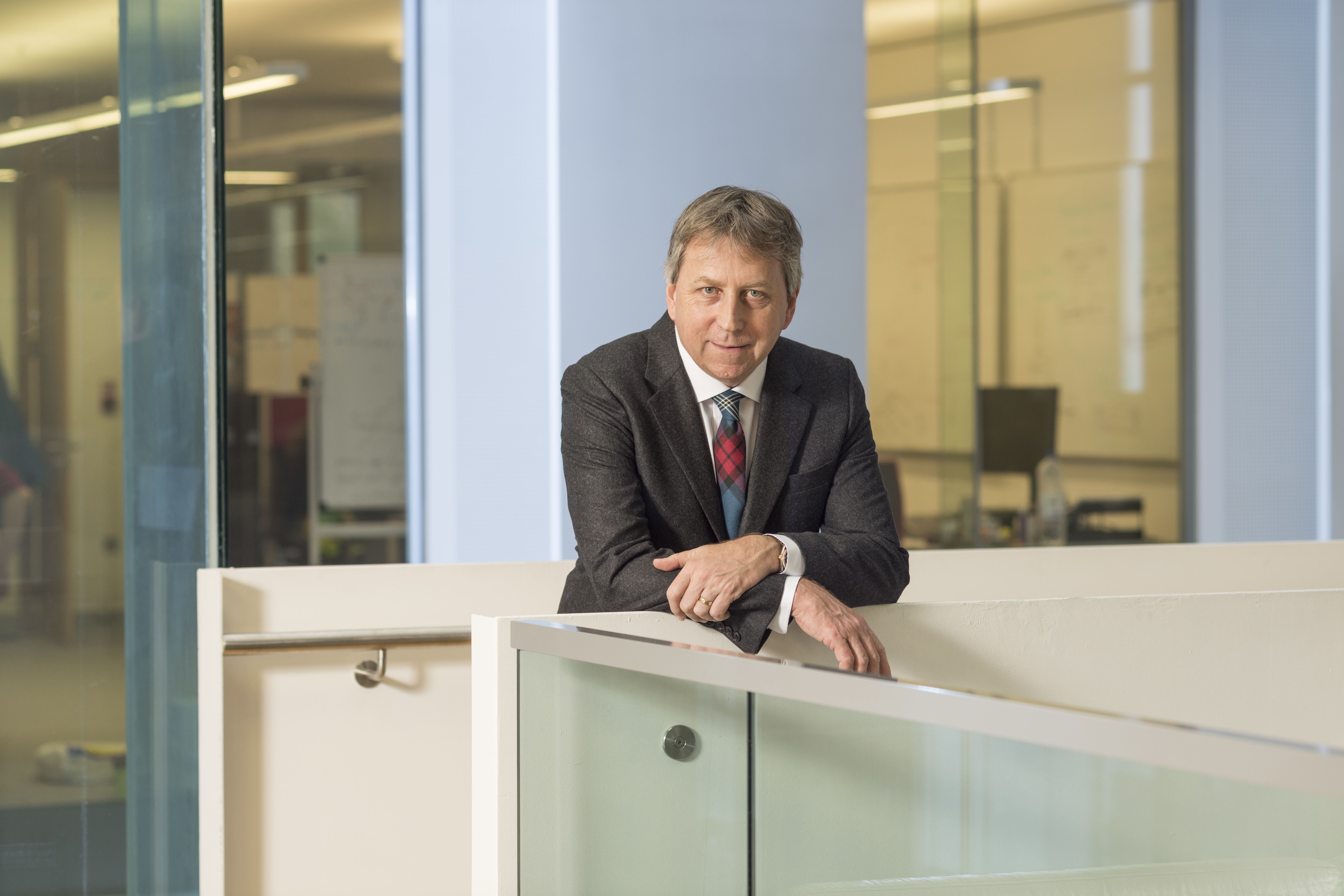 Edinburgh University principal Professor Sir Peter Mathieson has refused to rule out making compulsory redundances (Chris Close/University of Edinburgh/PA)