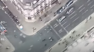 Police helicopter chases mobile phone thief through London